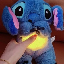 Disney Stitch Plush Doll Breath Child Peluche -Lilo  Stitch Kawaii Soothes Toy