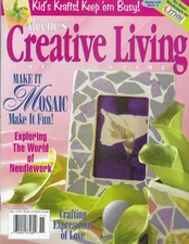Aleene's Creative Living Magazine Feb 1998 DIY Decorations Crafts Decor Easter