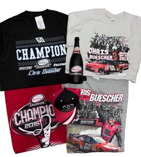 2015 Nascar Xfinity Champion Shirts Hat Champagne Bottle Nascar Buescher Roush