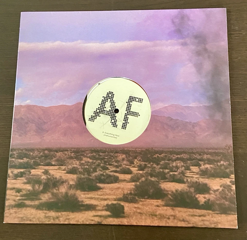 Arcade Fire Everything Now 12" Single LIMITED COLORED VINYL Instrumental Record - Image 3 of 4