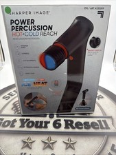 Sharper Image Power Percussion Hot  Cold Reach Percussion Massager. Open Box