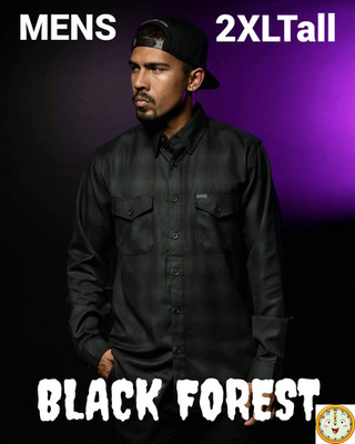 DIXXON Flannel BLACK FOREST Flannel Shirt - Men's 2XL Tall