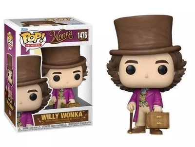 POP MOVIES WONKA - WILLY WONKA . 3.75" POP VINYL FIGURE FUNKO 1476 BRAND NEW