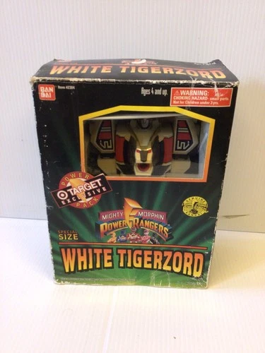 White Tigerzord Vintage Mighty Morphin Power Rangers Zord 1994 Target Exclusive