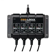 Clore Automotive PL4020 4-Bank Solar Pro Logix 12V 2A Battery Charger