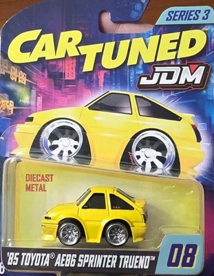 85 Toyota AE86 Sprinter Trueno (Yellow): CarTuned JDM Series 3 '85 Toyota AE86 