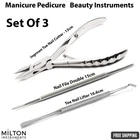 Ingrown Toenail Tool Kit Nail File Lifter Cutter Pliers Manicure Pedicure Set