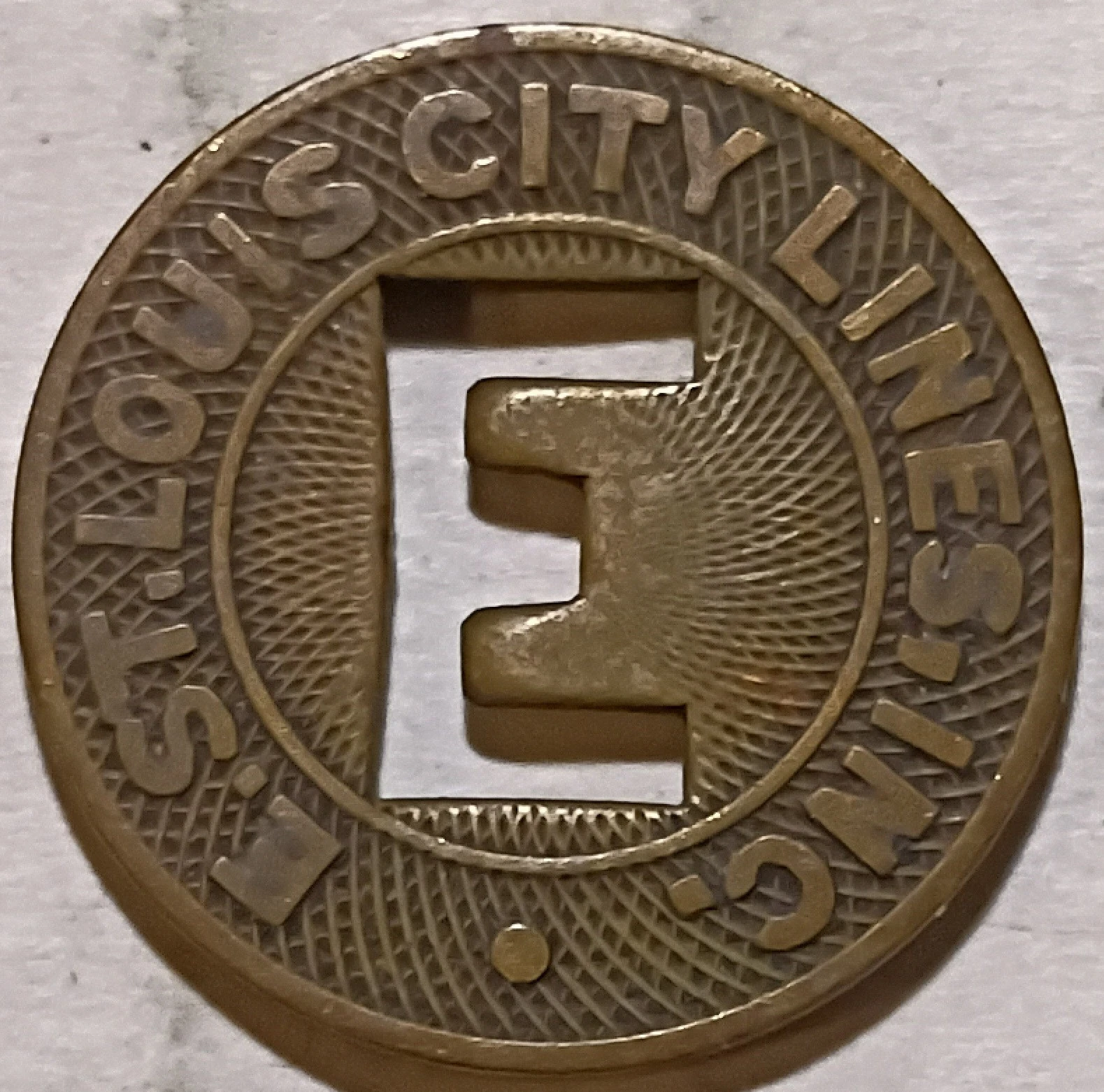 East St. Louis, Illinois - E. St. Louis City Lines, Inc. Transit Token IL 250 G image 1