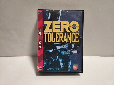 Zero Tolerance (Sega Genesis) CIB Complete TESTED
