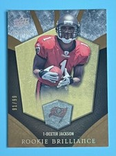 2008 Upper Deck Icons Dexter Jackson Rookie Brilliance Gold /99 #RB30 Tampa Bay
