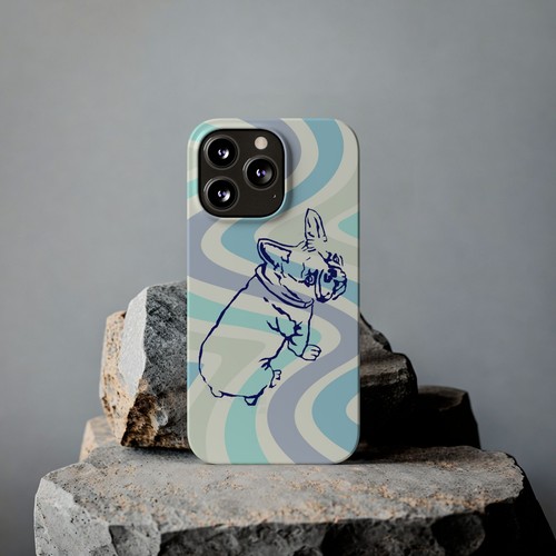 Slim Phone Cases for iPhone 7-14 Cute Dog Retro French Bulldog Puppy - Picture 6 of 71