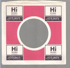 Company Sleeve 45 HI/LONDON - White/Red w/ Black Logos