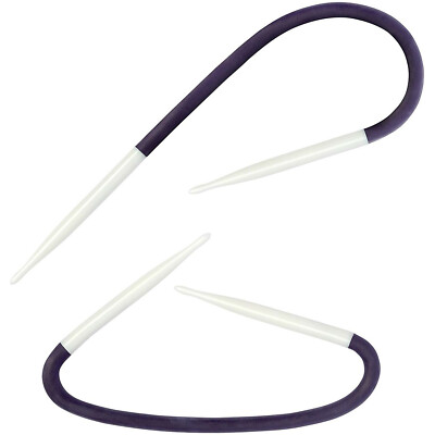 Prym Ergonomics ::Yoga Cable-Stitch Needles:: 6 US / 4 mm / 8'' / 20 cm, Set of 2