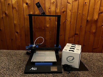 Anet 3D Printer + 4 printer filament-white, blue, siver, black