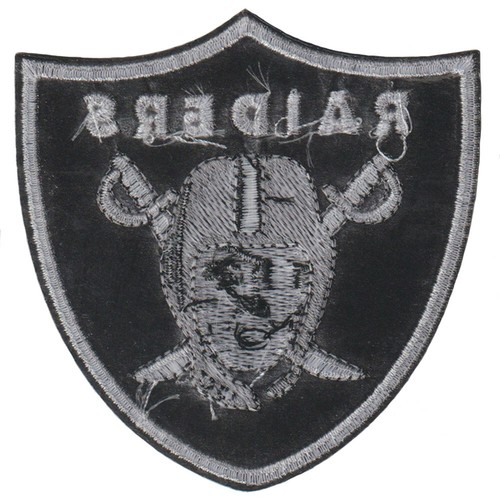 10 piezas Las Vegas Raiders Talla 2.9"x3.0" Coser Bordado Hierro en Parche Artesanía Hágalo Usted Mismo - Imagen 10 de 12