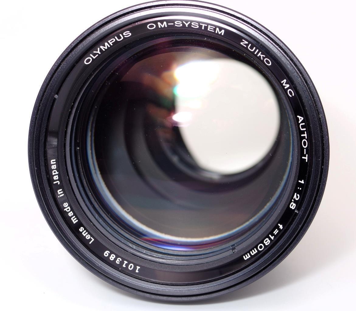 Olympus OM System Zuiko 180mm f/2.8 MC AUTO-T LENS w/Case Olympus OM System Zuiko 180mm f/2.8 MC AUTO-T LENS w/Case