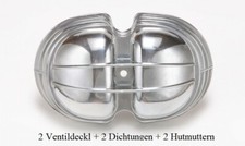 2 Ventildeckel Glanz poliert BMW R 100 90 80 60 65 45 / R100 R90 R80 R75 R45 neu