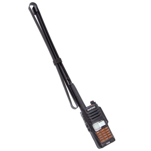 Antenna for UV-9R PLUS Waterproof Walkie Talkie Dual Band VHF UHF SMA-F Foldable - Zdjęcie 4 z 6