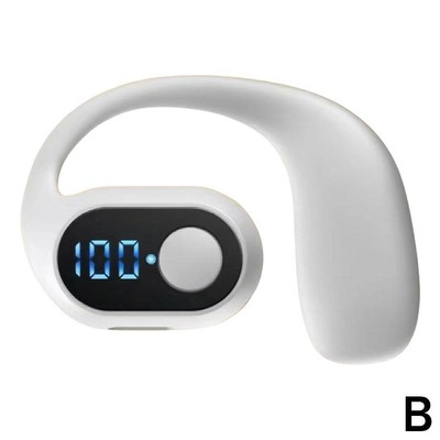 Bluetooth Headset Wireless Earbuds Earphones Stereo Ear Hooks Headphones R0P2