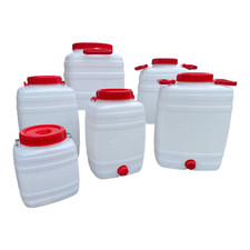 Wasserkanister Behälter Wassertank mit Deckel und Hahn Camping Deckel 5l- 50l