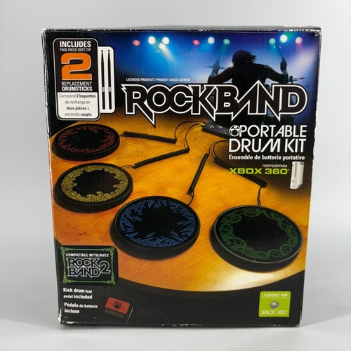Harmonix MadCatz Rock Band Portable Drum Kit Xbox 360 - NEW Open Box - Picture 3 of 12
