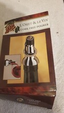 NEW IN PACKAGE L'OBJET AND LE VIN CORK FREE WINE POURER