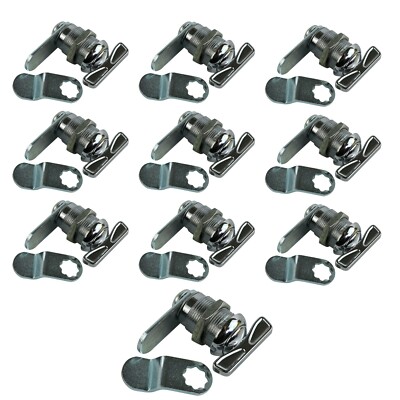 RV Trailer Motorhome Storage Compartment Door Thumb turn Cam latch 7/8'' 10 pc