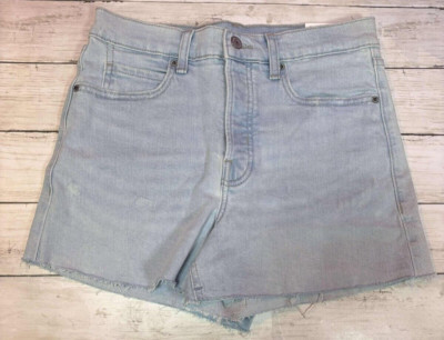 Girls Higher High-Rise Sky-High A-Line Secret Smooth Pockets Jean Shorts Size 4