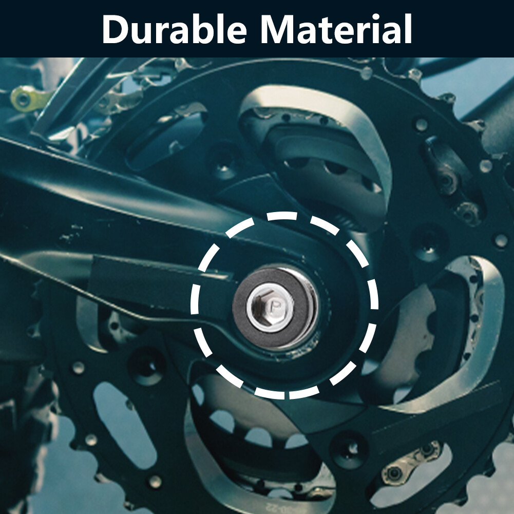 4pcs Durable Smooth Surface Prevent Loosening M15 Thread Bicycle Crank