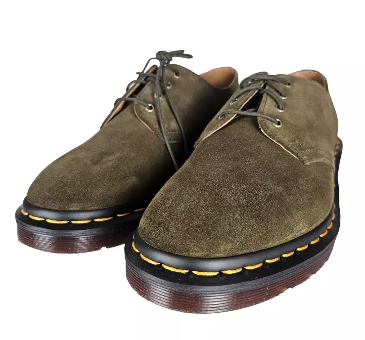 Mens Dr Martens Smiths smart Olive green casual shoes Size UK7 eBay
