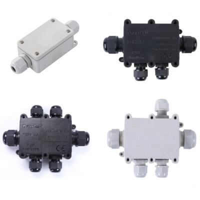 OUTDOOR WASSERDICHT ABZWEIGDOSE IP68 KABELVERSCHRAUBUNG VERBINDER KABEL 2/3/4/5/6 WEGE