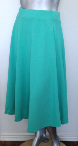 NWT Woman White Mark Circle Flare Pull on Skirt Size 2XL Elastic waist Pockets