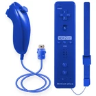 Built in Motion Plus Remote Controller &Nunchuck for Nintendo Wii /Wii U Console