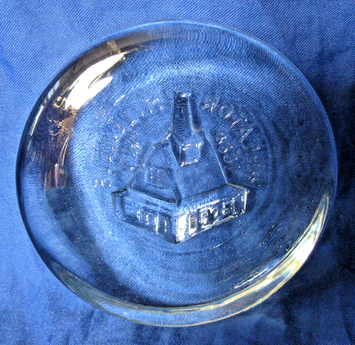 Briefbeschwerer Klarglas Weaton Millville, NJ Glasherstellungsanlage 3 1/2" - Bild 3 von 4