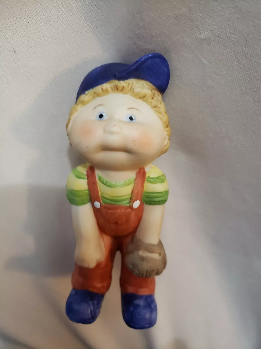 1984 Cabbage Patch Dolls Porcelain Figurine Baseball Player Oaa