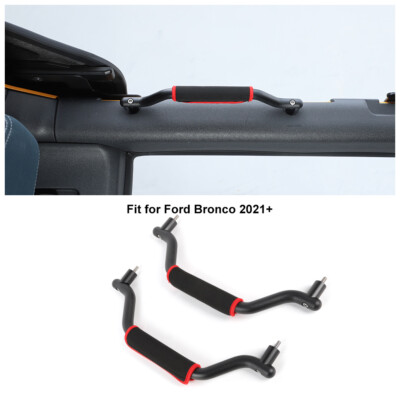 2 Maniglie Roll Bar In Lega Di Alluminio Per Ford Bronco 2021-2022 (2 E 4 Porte) - Accessori Interni Con Viti E Cacciavite Inclusi