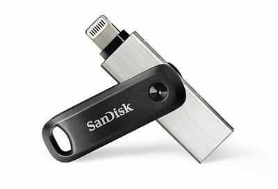 SanDisk 128GB iXpand Flash Drive Go Lightning + USB 3.0  SDIX60N-128G-GN6NE new
