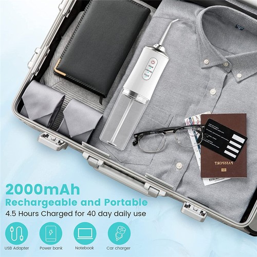Cordless Water Flosser Dental Oral Irrigator Floss Pick Teeth Cleaner 4 Heads AU - Picture 11 of 15