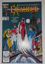 EXCALIBUR #1 ALAN DAVIS ART 1988 1st app Widget NM+