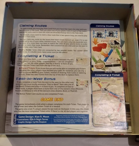 Ticket To Ride First Journey Europe 2017 Board Game Complete EUC - Picture 8 of 13