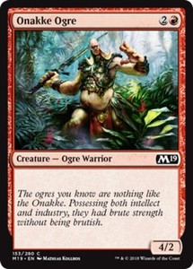 Onakke Ogre - Foil x1 - Magic 2019 - NM-Mint, English - Magic 2019
