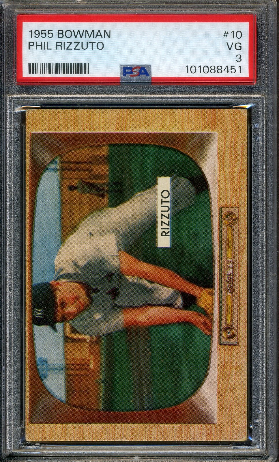 1955 Bowman #10 Phil Rizzuto PSA 3 VG *New York Yankees*