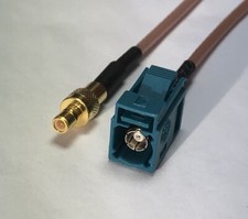 Fakra Z Female to SMB Male Pick Your Length Ext. RG316 Coaxial Cable Pigtail USA