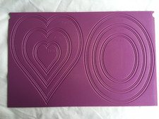 Crafters Companion ULTI BOXES Embossing Board ULTIMATE PRO Heart & Oval Boxes