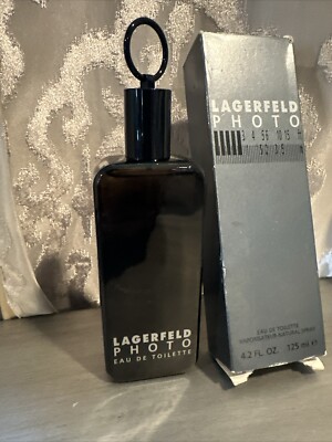LAGERFELD PHOTO by LAGERFELD Men Cologne 4.2oz EDT Spr RARE