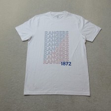 Image of Castore Glasgow Rangers T-Shirt Mens Medium White Football Sports Top FC NWOT