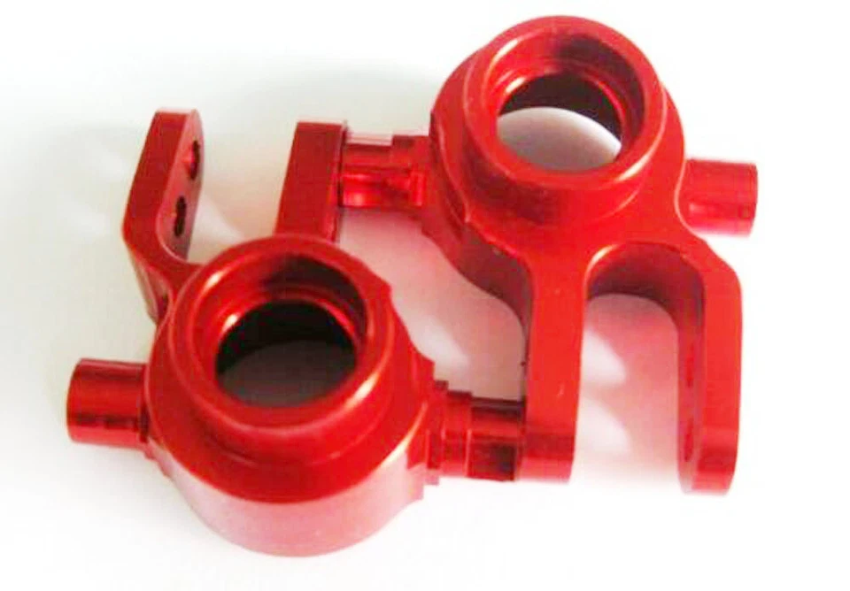 Aluminum Metal Upgrade parts Kit fit For TRAXXAS SLASH 4x4 1/10 RC Car Truck Red - Image 3 of 4