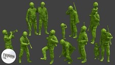 Artejaol Toy soldiers American soldiers ww2 A15 Pack 1 1:32 from FIERDAN Studio