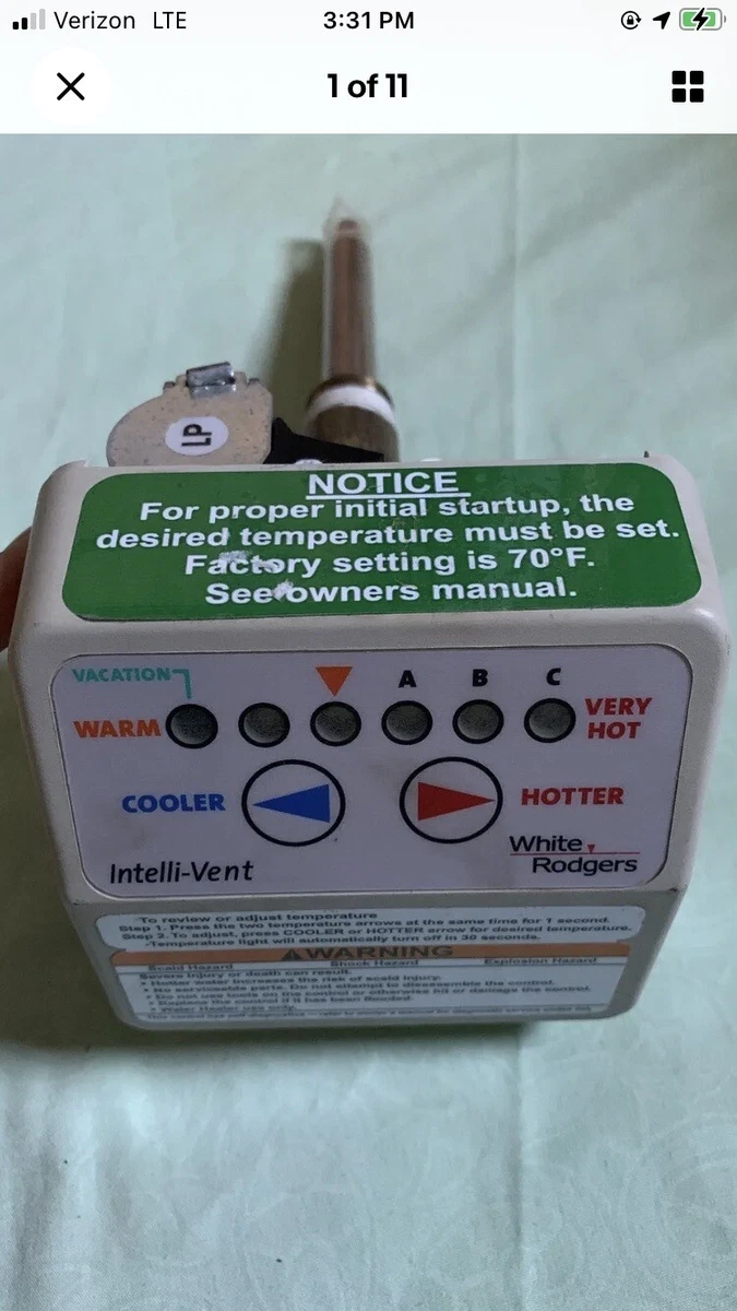 White Rogers AP13846A-2 / Intelli-Vent Water Heater Gas Valve LP NEW LPU |  eBay