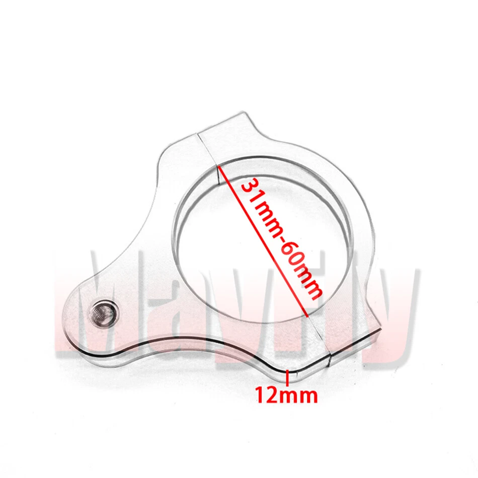 Универсальный алюминиевый кронштейн для крепления рамы вилки рулевого амортизатора мотоцикла - Изображение 2 из 4